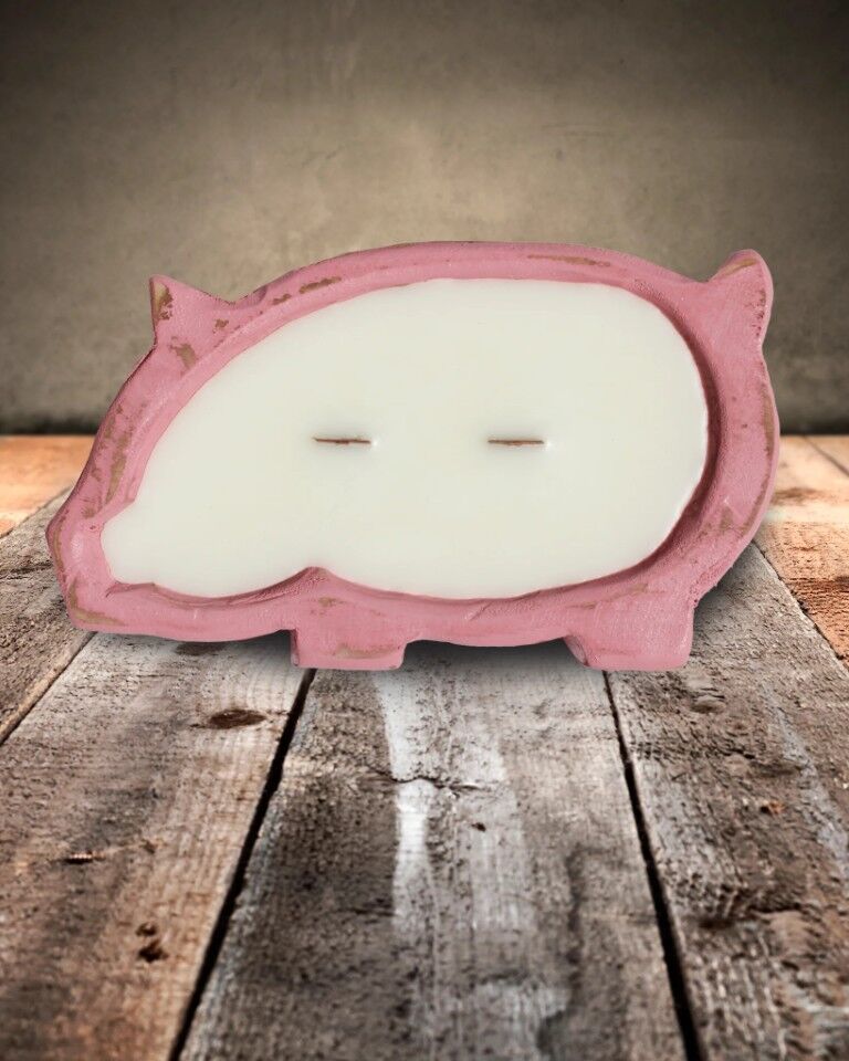 McCall's Candles Cotton Candy Pig Bread Bowl, 12-Oz