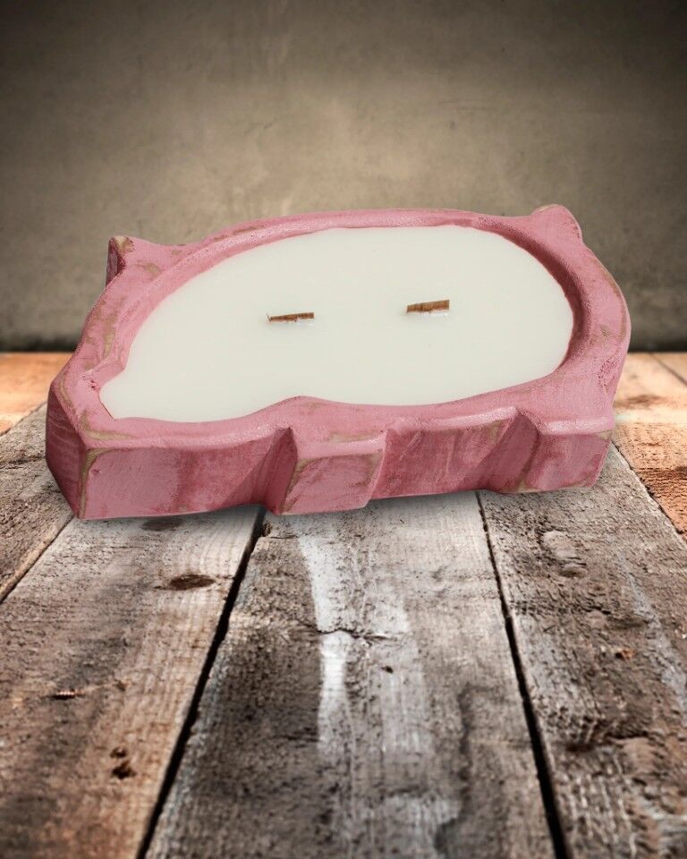 McCall's Candles Cotton Candy Pig Bread Bowl, 12-Oz