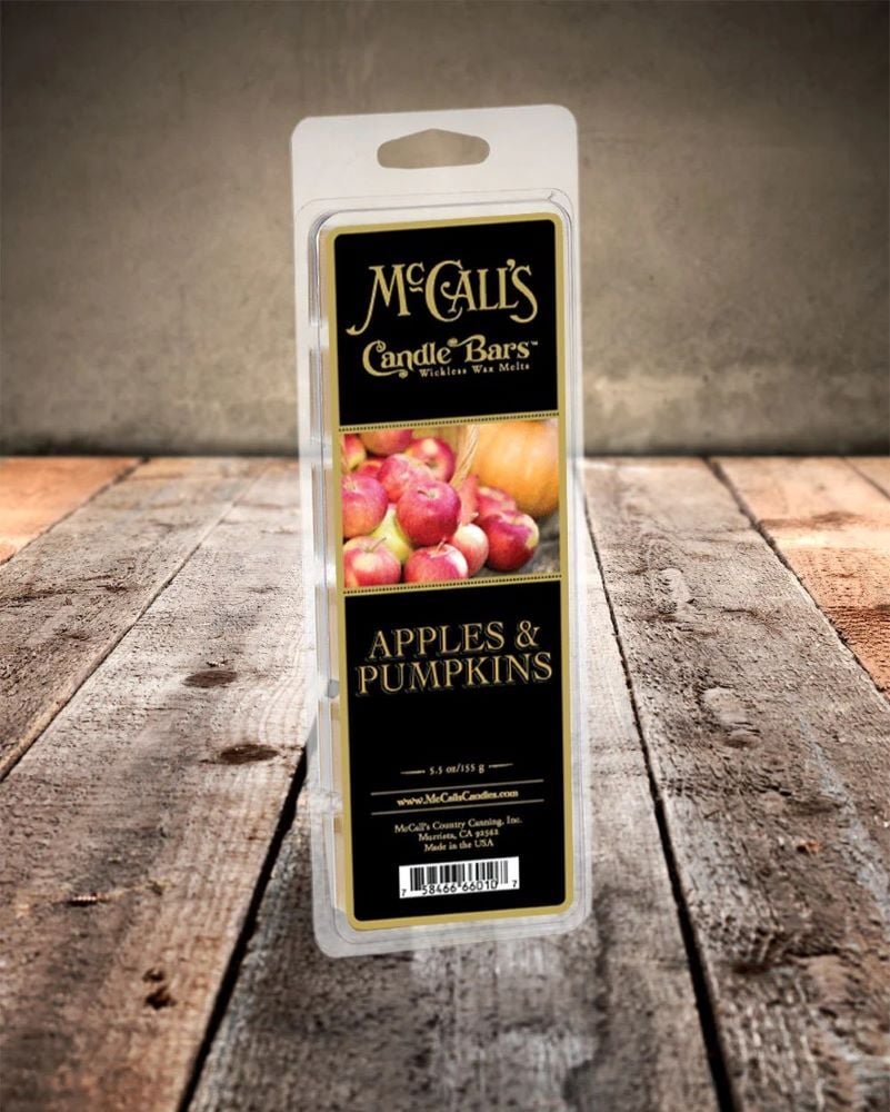McCall's Candles Apple and Pumpkins Candle Bars, 5.5-Oz