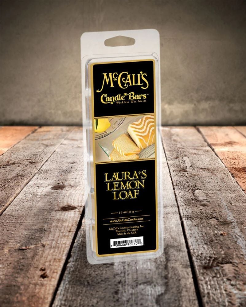 McCall's Candles Laura's Lemon Loaf Candle Bars, 5.5-Oz