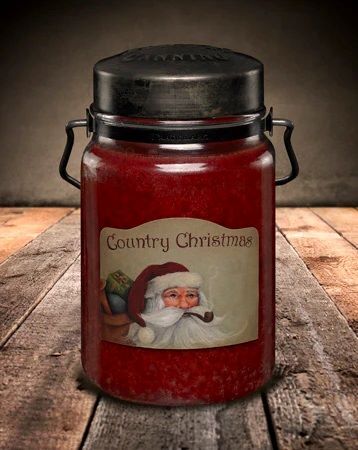 McCall's Candles Country Christmas Classic Jar Candle, 26-Oz
