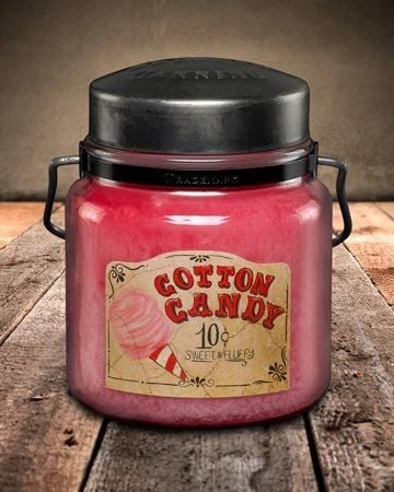 McCall's Candles Cotton Candy Classic Jar Candle, 16-Oz