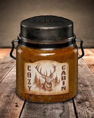 McCall's Candles Cozy Cabin Classic Jar Candle, 16-Oz