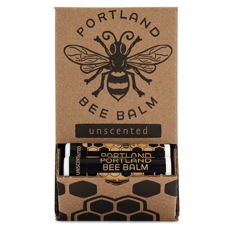 Portland Bee Balm Unscented Li p Balm