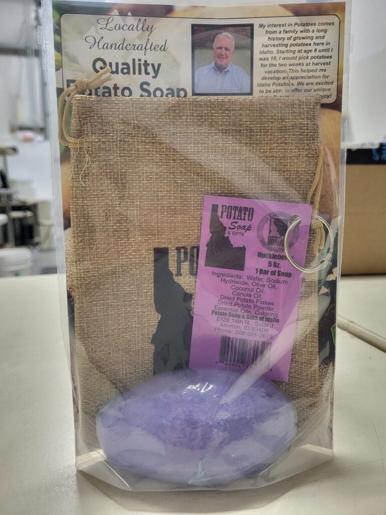 Idaho Potato Soap Huckleberry Scented Soap