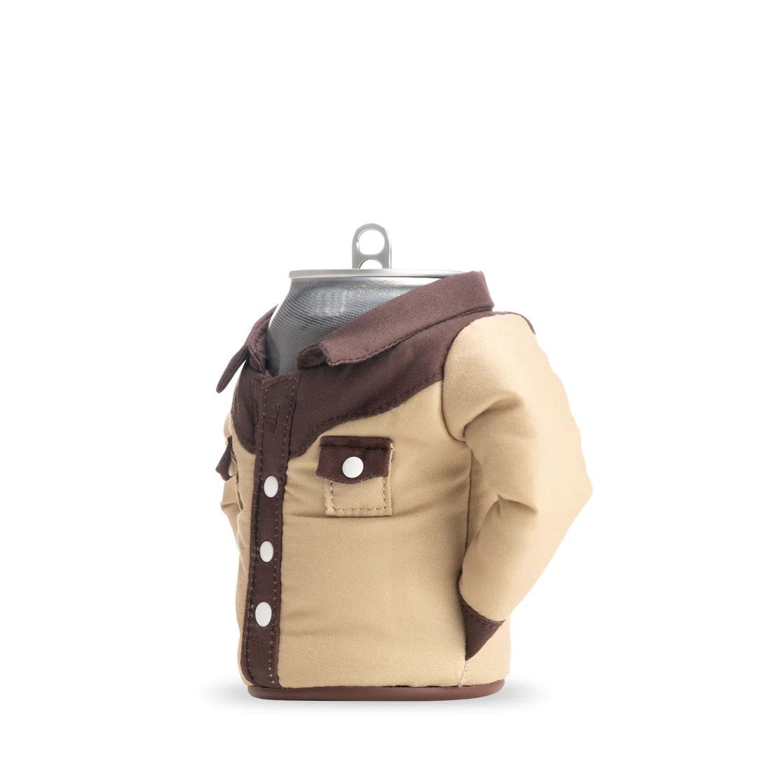 Puffin Drinkwear The Howdy Taco Tan & Chocolate Drink Cooler