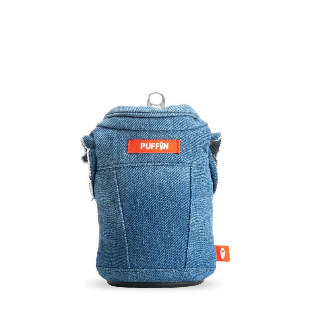 Puffin Drinkwear The Denim Vest Blue Drink Cooler
