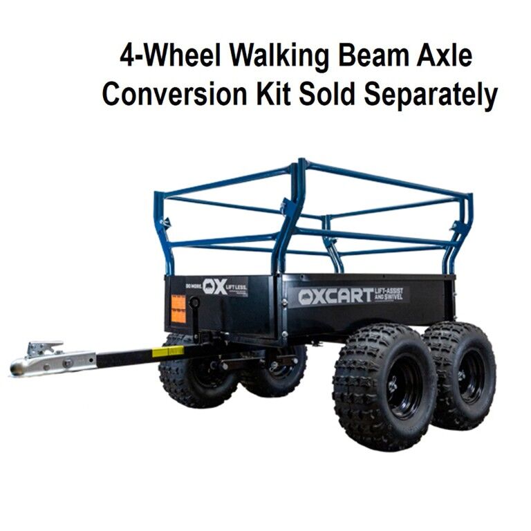 Territory 1750-Lb Mesh-Free ATV Lift-Assist & Swivel Utility Dump Trailer, 25-Cu Ft
