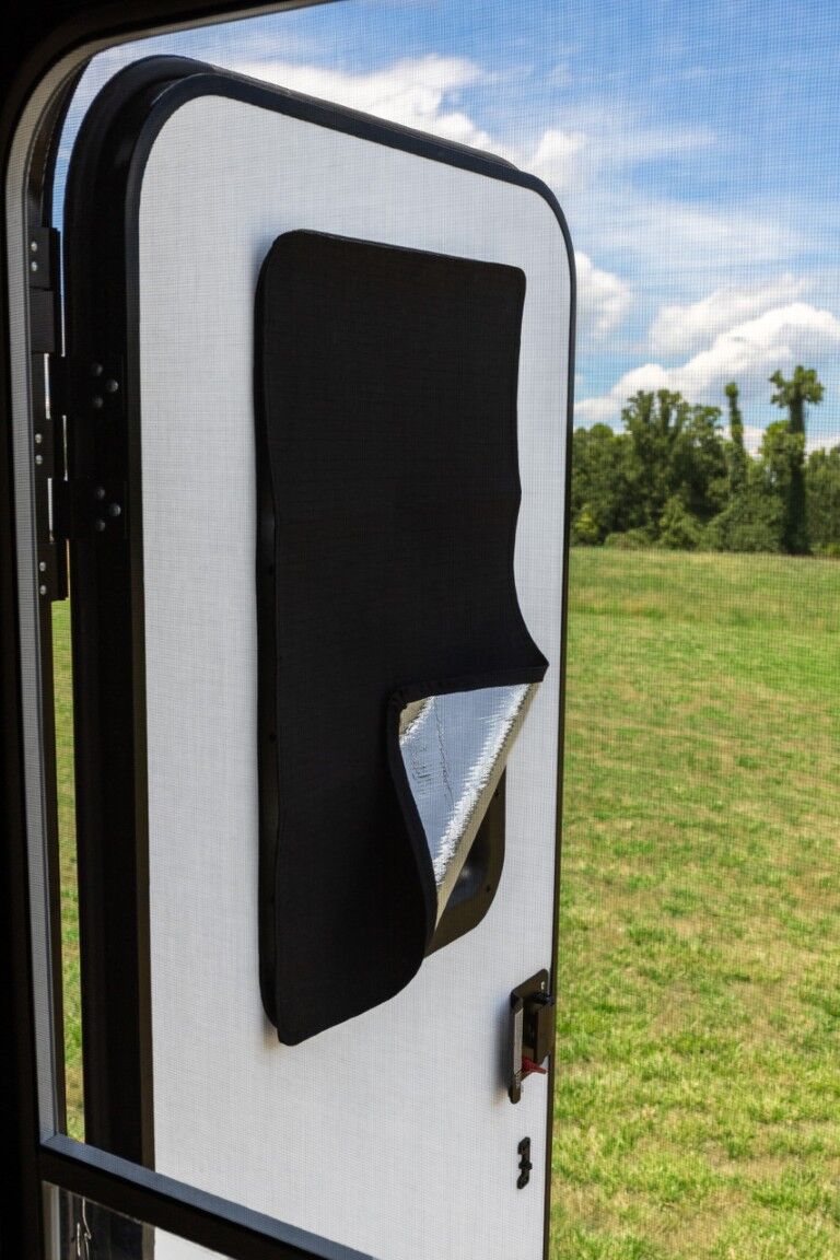 Camco RV Light Blocking Door Window Shade, 25 1/4-in X 16 1/4-In