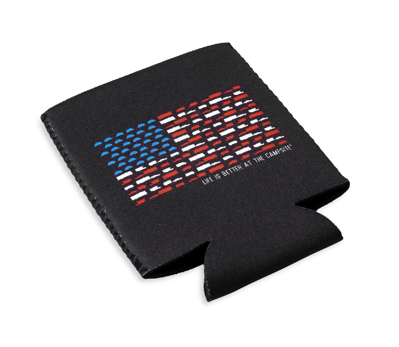 Camco Life Is Better At The Campsite Patriotic Flag Can Holder