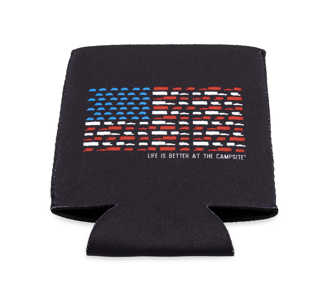 Camco Life Is Better At The Campsite Patriotic Flag Can Holder