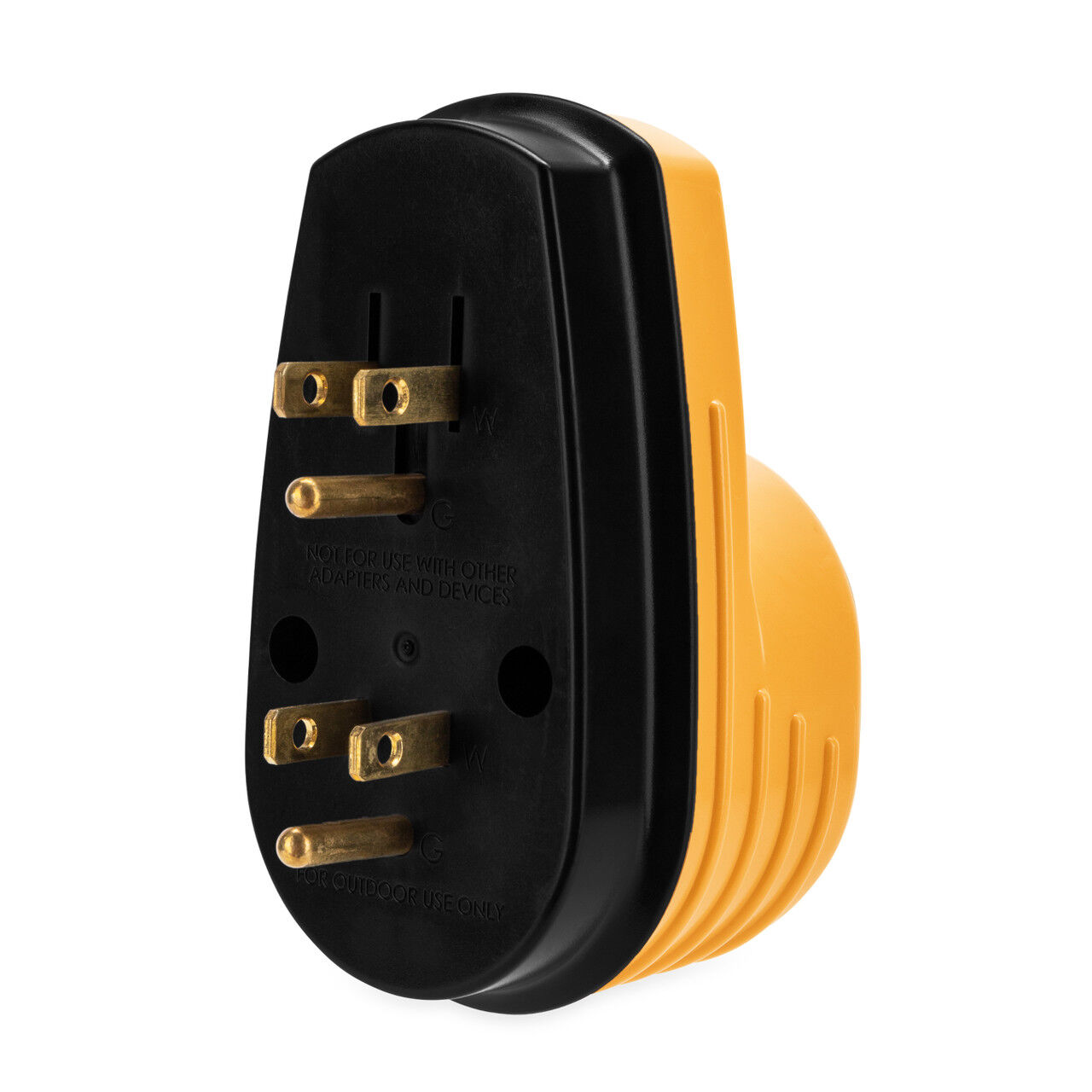 Camco Power Grip Two-Plug 15-A To Single 30-A Adapter