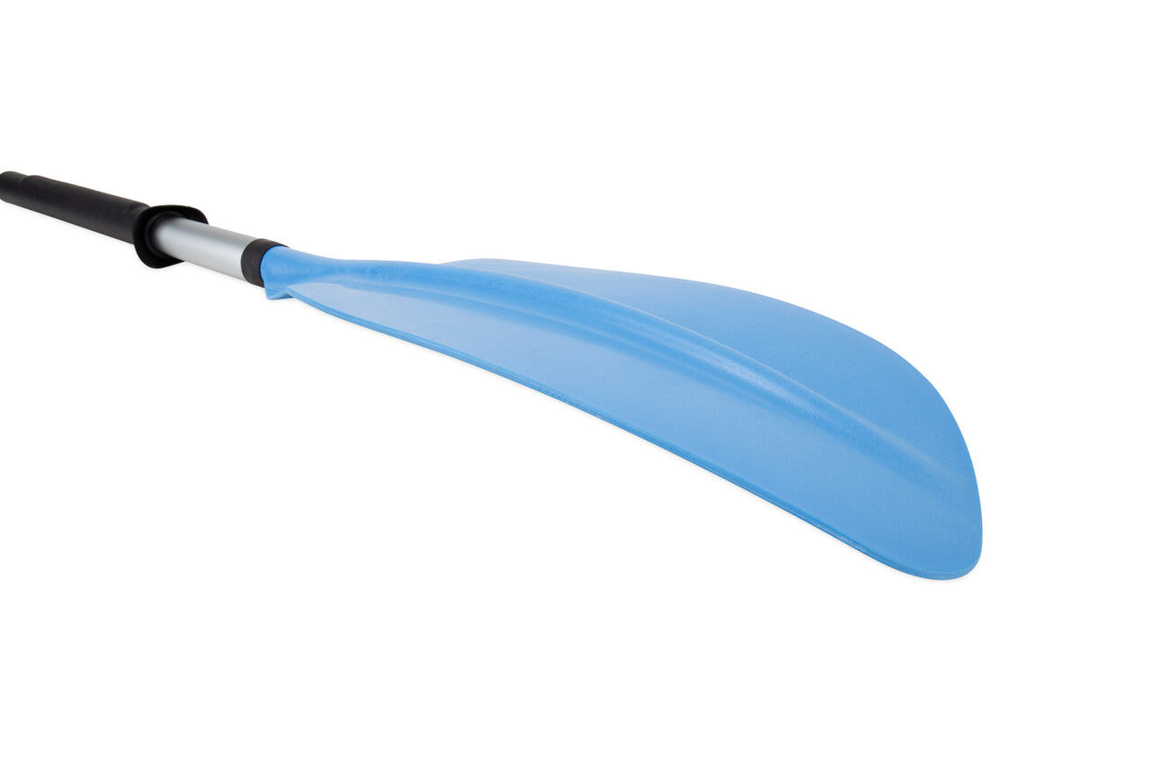 Camco Crooked Creek Asymmetrical Blue Kayak Paddle, 7-Ft