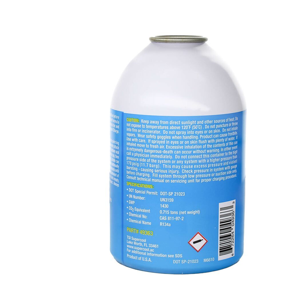 Supercool R134A Refrigerant, 12-Oz