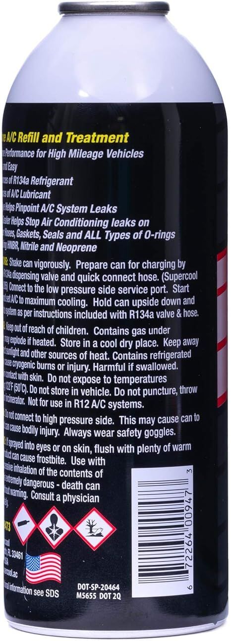 SuperCool A/C EZ-Recharge and Ester Lube, 14-Oz