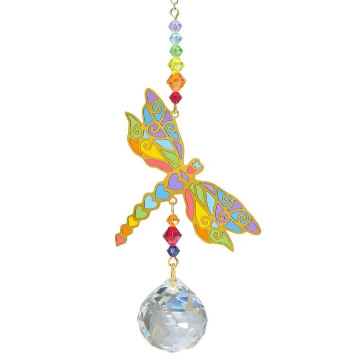 Woodstock Chimes Crystal Dreams, Dragonfly