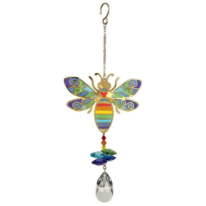 Woodstock Chimes Crystal Wonders Bumble Bee