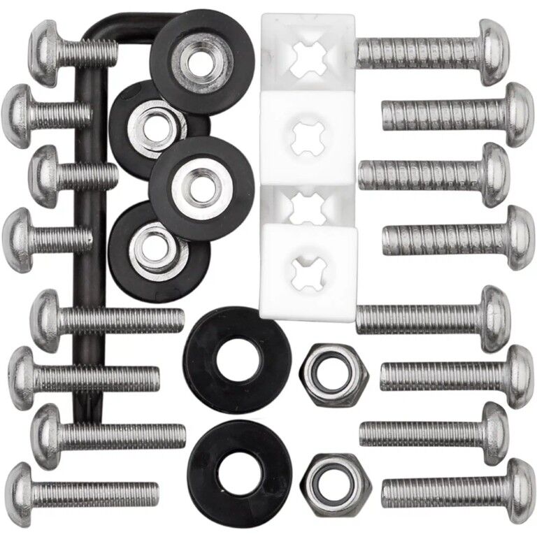Cruiser Accessories Stainless Steel License Plate Locking Fasteners Ultimate Kit