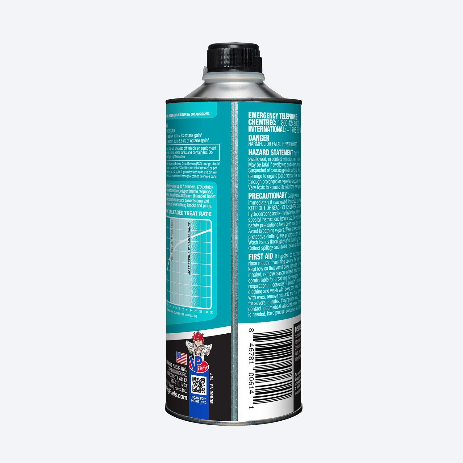 VP Racing Octanium Unleaded Octane Booster, 1-Qt