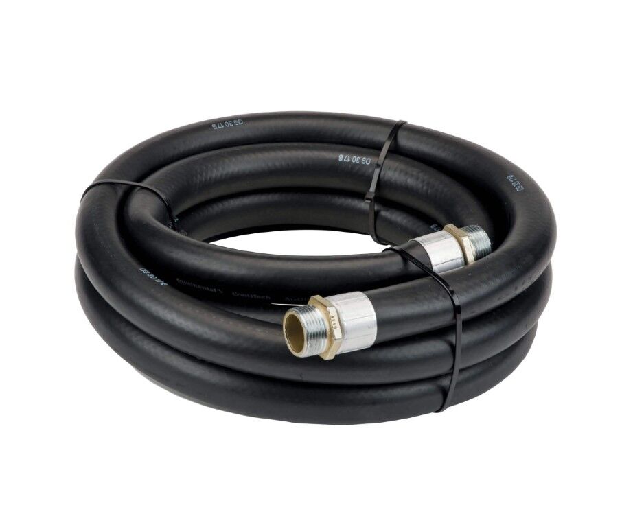 Great Plains Industries Fuel Hose With Spring And Static Wire, 1-In NPT x 14-Ft
