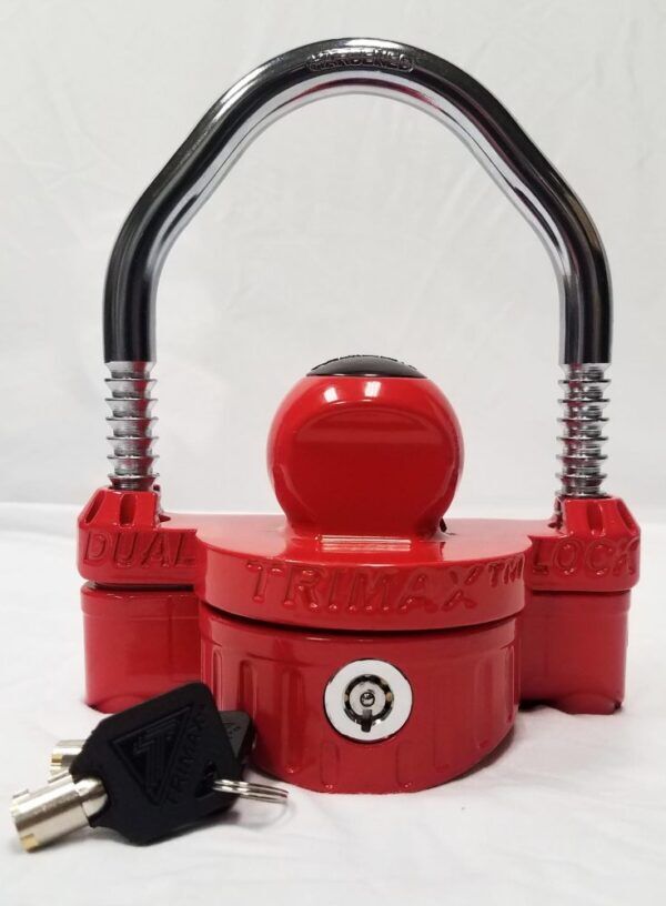 TRIMAX UMAX25D Trailer Coupler Lock, 1/2-In