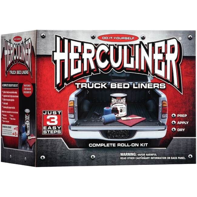 Herculiner Professional Grade Bed Liner Kit, 1-Gal