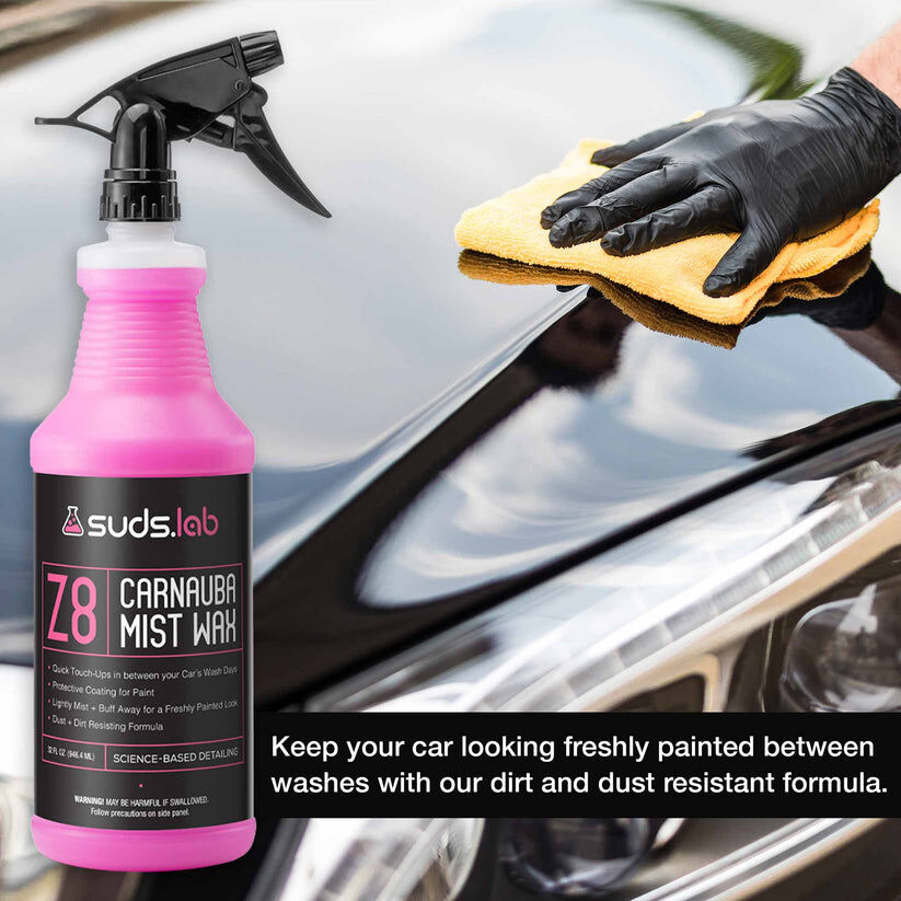 SudsLab Z8 Carnauba Mist Wax, 32-Oz