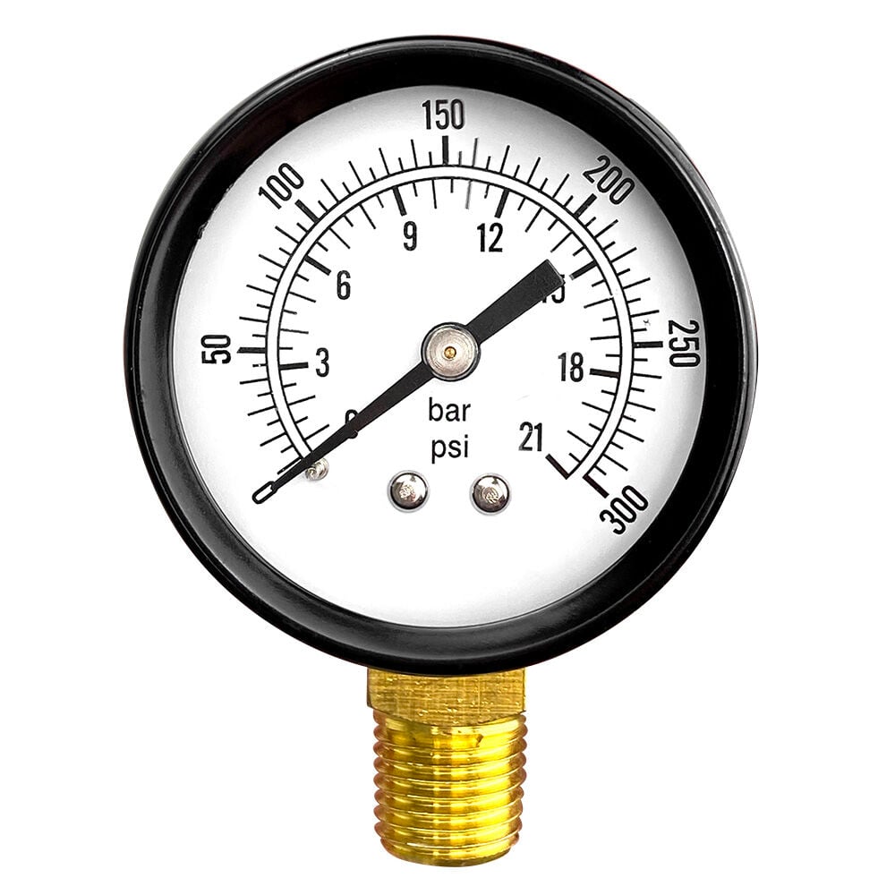 Black Diamond Pressure Gauge, 300 PSI
