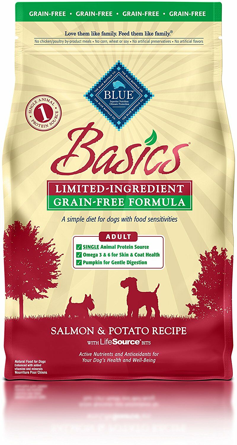 Blue Buffalo Dog Basics Grain Free Salmon, 4 lbs.