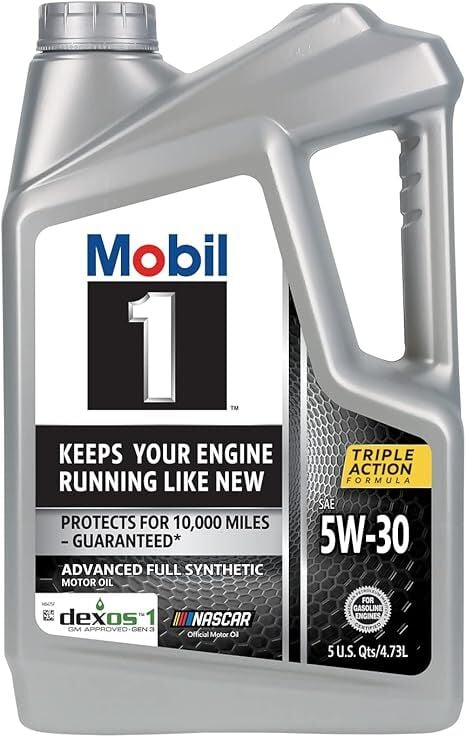 Mobil 1 Synthetic 5W-30 Motor Oil, 5-Qt