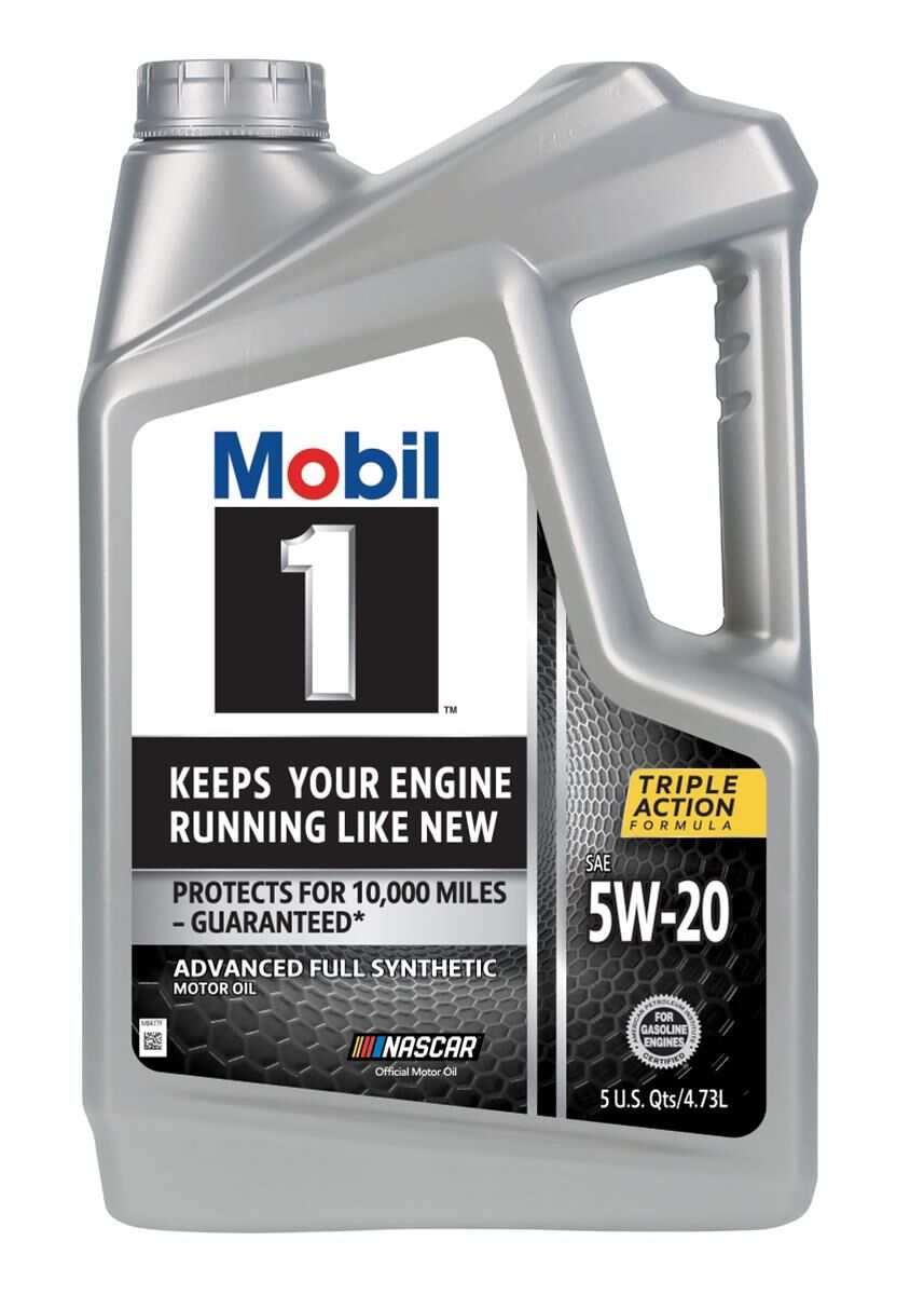Mobil 1 Synthetic 5W-20 Motor Oil, 5-Qt
