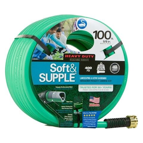 Swan Soft & Supple Hose, 400 PSI, 5/8-In x 100-Ft