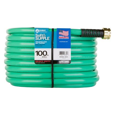 Swan Soft & Supple Hose, 400 PSI, 5/8-In x 100-Ft