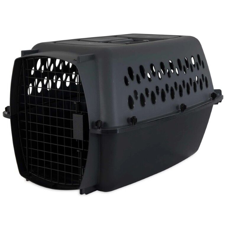 Petmate Dark Grey All Purpose Kennel Pet Porter, 15-20-Lb