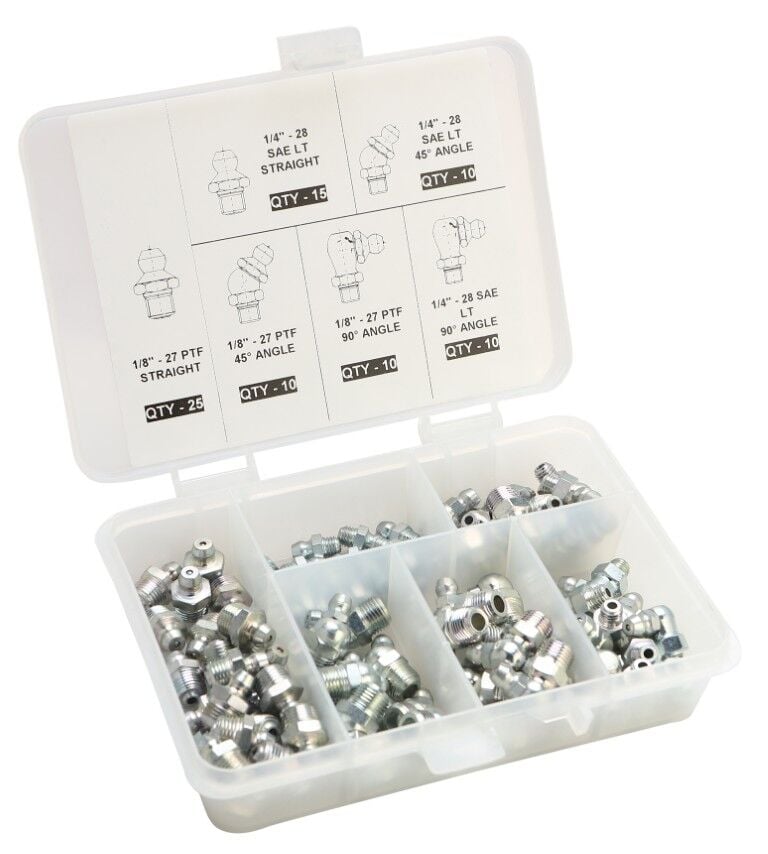 Black Diamond Metric Grease Fittings Set, 80-Pc
