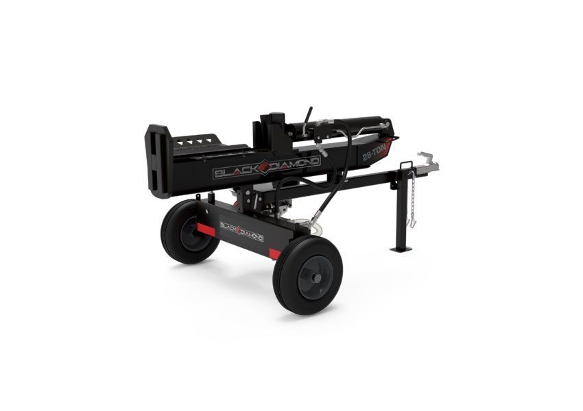Black Diamond 28 Ton Horizontal/Vertical Gas-Powered Log Splitter with Honda 196cc Engine