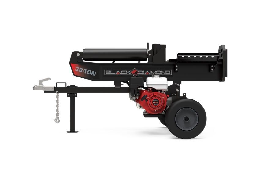 Black Diamond 38 Ton Horizontal/Vertical Gas-Powered Log Splitter with Honda 270cc Engine
