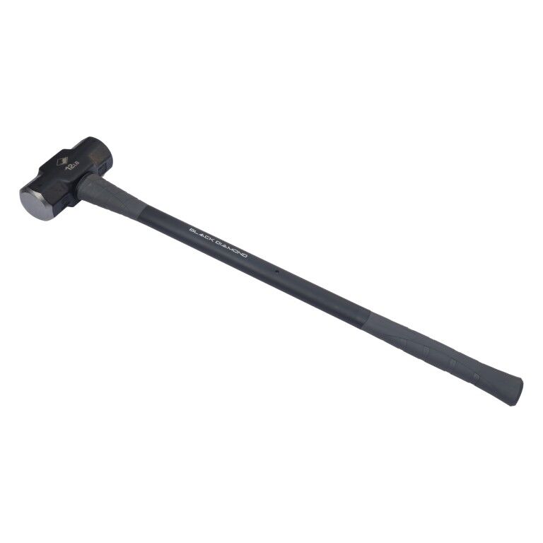 Black Diamond Sledge Hammer With Fiberglass Handle, 12-Lb