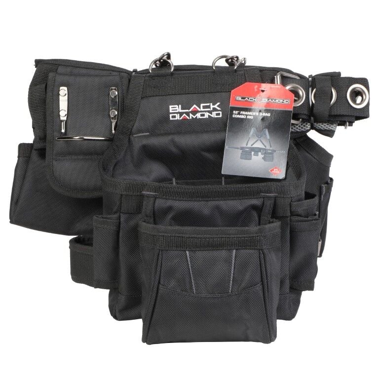 Black Diamond Framer's 3-Bag Combo Rig, 52-In