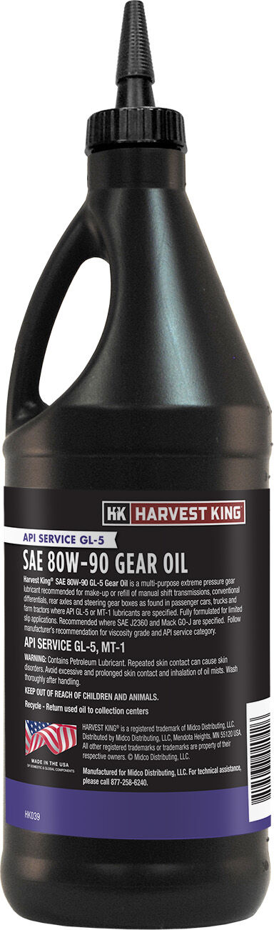 Harvest King SAE 80W-90 Gear Oil, 1-Qt