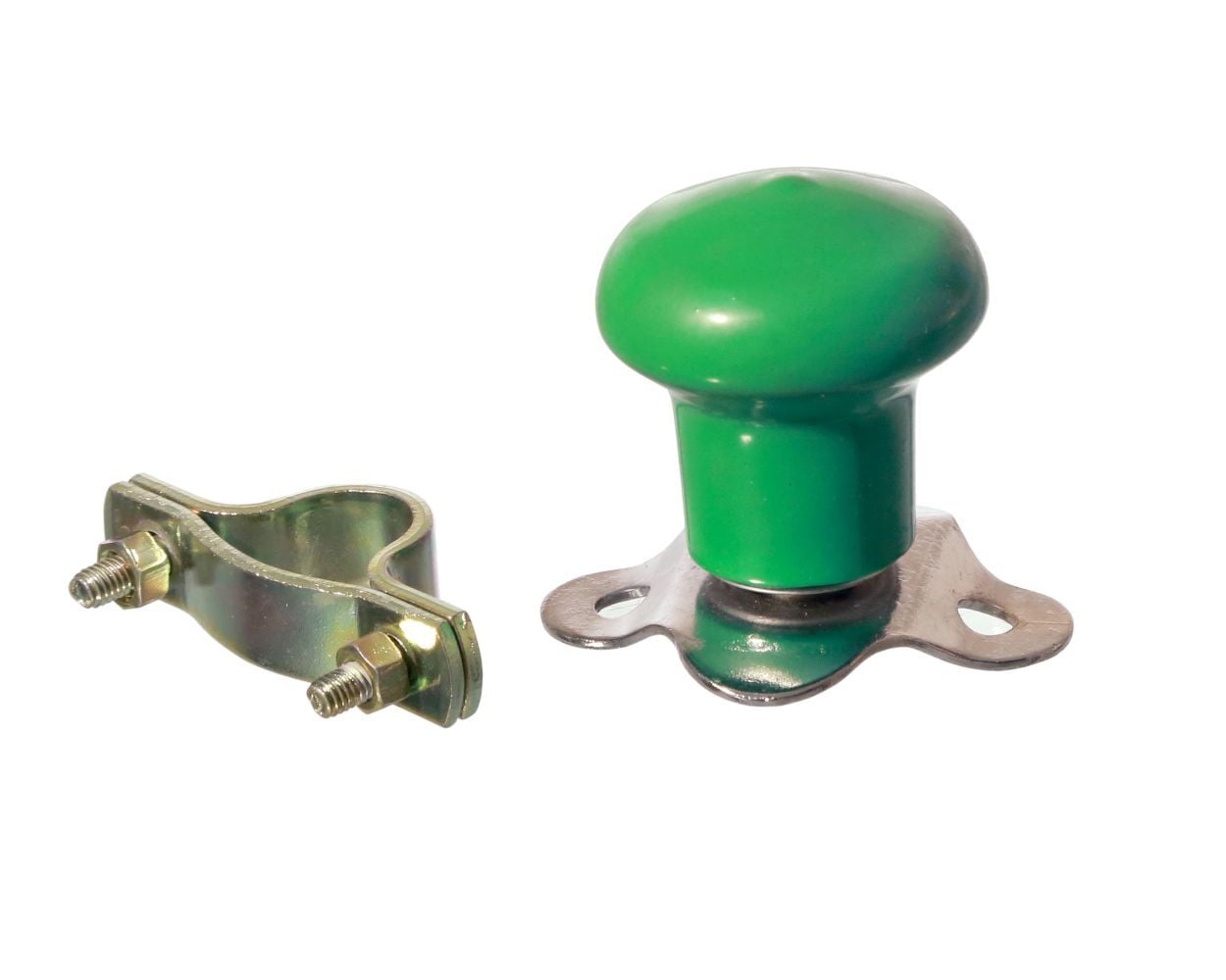 Harvest King Green Spinner Knob