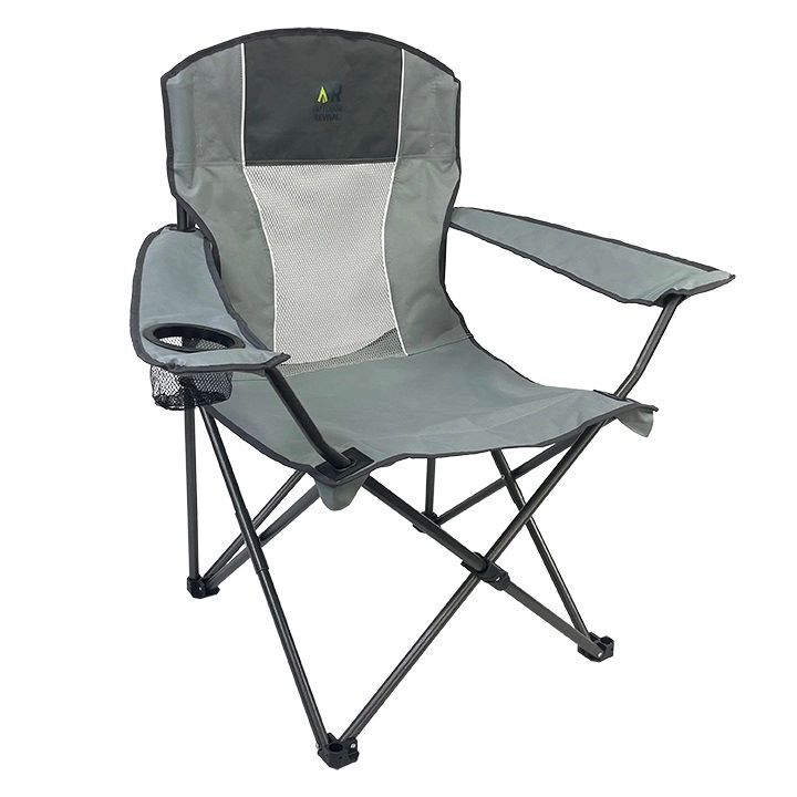 Outdoor Revival Gray XL Mesh Back Quad Chair