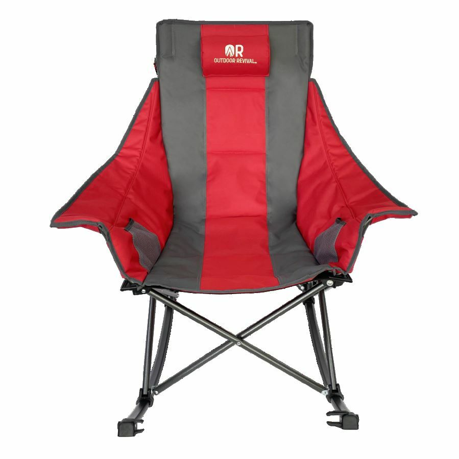 Outdoor Revival Camp Rocking Chair in Red