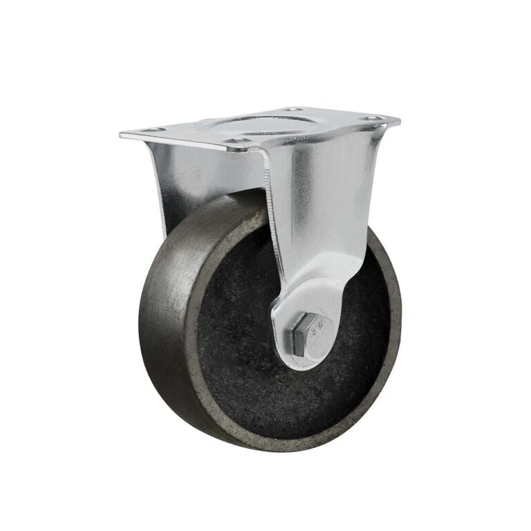Precision Casters + Wheels 2-In Rigid Steel Caster