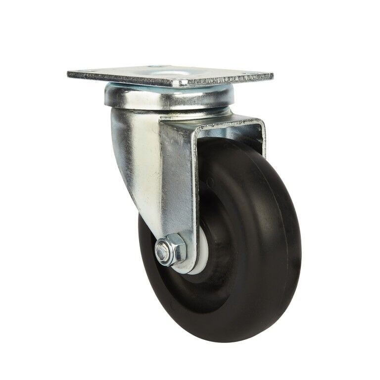 Precision Casters + Wheels 4-In Swivel Plastic Caster