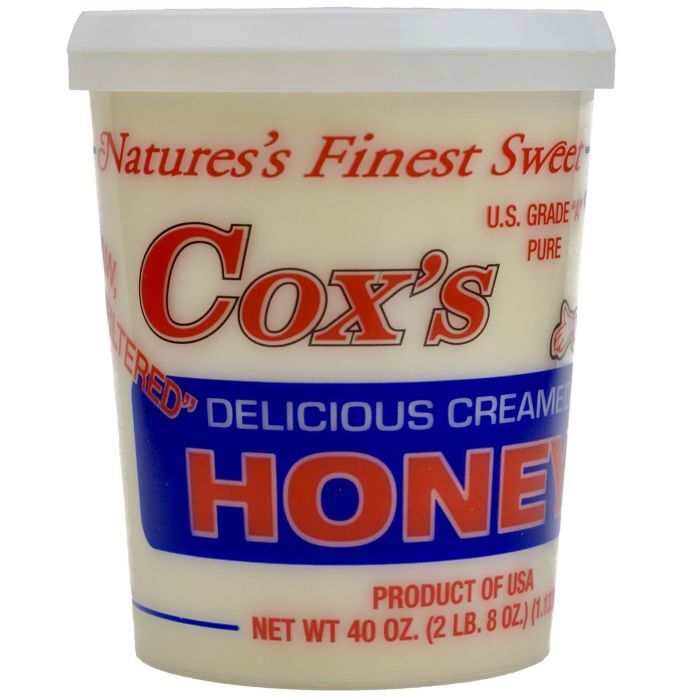 Cox Honey Raw Creamed Honey, 40-Oz