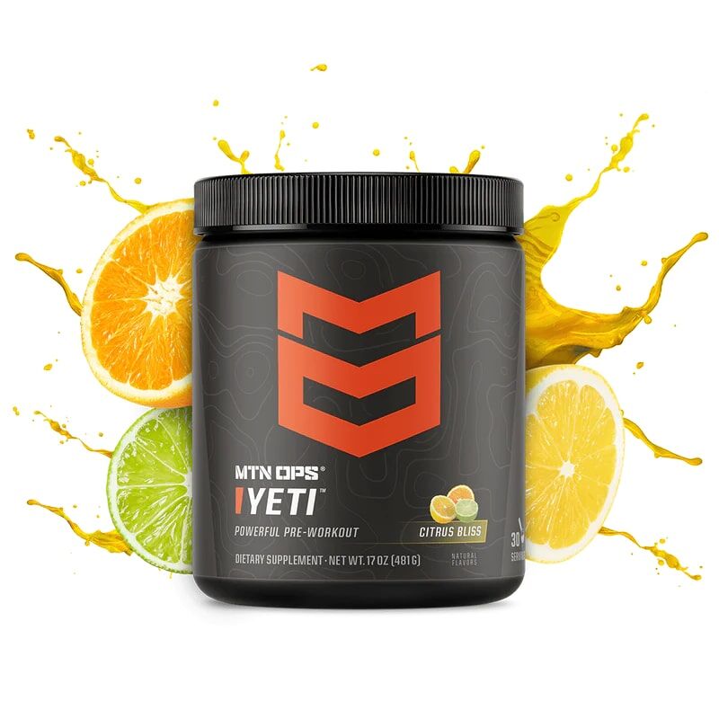 MTN OPS YETI Supplement Citrus Bliss Flavor, 30-Servings