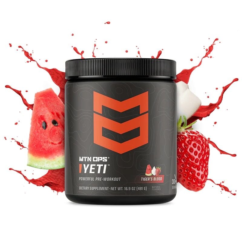 MTN OPS Yeti Supplement, Tiger's Blood Flavor, 16.9-Oz