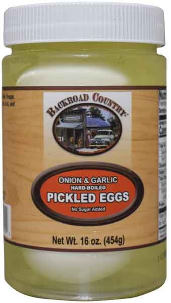 Backroad Country Onion & Garlic Hard-Boiled Pickled Eggs, 16-Oz