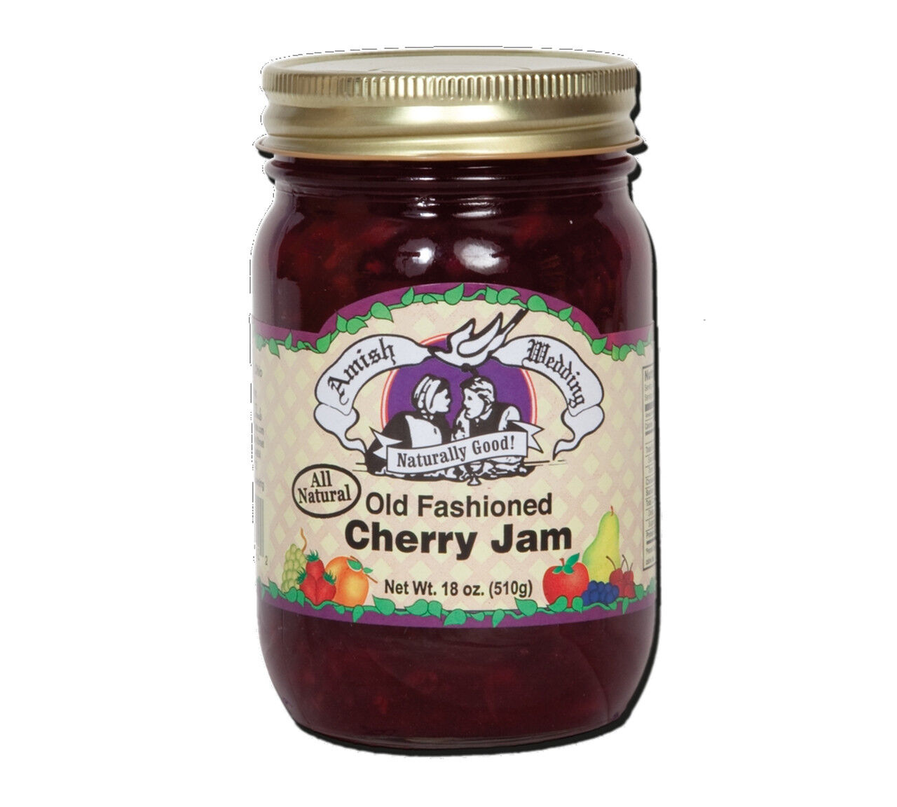 Amish Wedding Old Fashioned Cherry Jam, 18-Oz